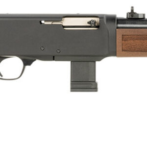 Henry H027H9 Homesteader  9mm Luger 10+1 16.37" Blued Steel Threaded Barrel, Black Anodized Drilled & Tapped Aluminum Receiver, American Walnut Fixed Wood Stock, 2-Piece Grip, Ambidextrous