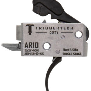 TriggerTech AHTSDB33NNC Duty  Curved Trigger Single-Stage 3.50 lbs Draw Weight Fits AR-10