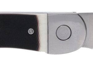 Cold Steel CS20NPM1Z Ranch Boss II 4" Folding Clip Point Plain Satin Polished/5.25" Faux Sawed Bone Handle