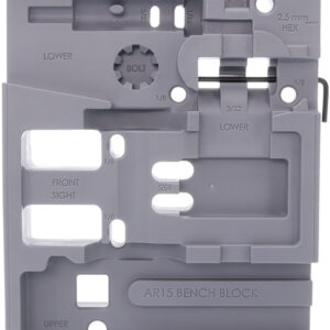 Birchwood Casey ARBENCH-BLOCK Bench Block  Gray AR-15
