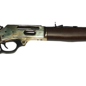 Henry H009BGL Side Gate  Full Size 30-30 Win 5+1 20" Blued Steel Barrel, Polished Brass Receiver, Fixed American Walnut Stock