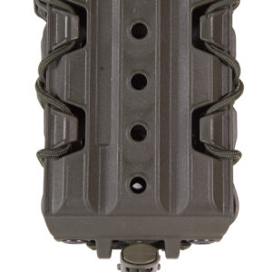 High Speed Gear 162R01OD X2R Taco V2 Mag Pouch Double, OD Green Polymer, Belt Clip/MOLLE U-Mount, Compatible w/ AR/AK Rifle Mags