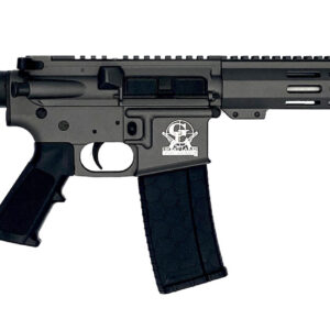 Great Lakes Firearms GL15223SSPTNG AR-15 Pistol 223 Wylde 30+1 7.50" Stainless Barrel, Tungsten Rec, 7" M-LOK Handguard, Buffer Tube (No Brace), Black A2 Grip