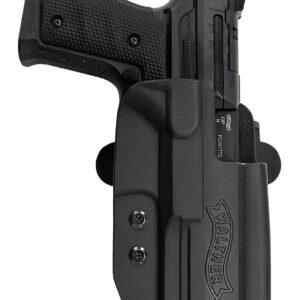Walther Arms 5130217 PPQ  Q5 Match Steel Frame OWB Holster Black Kydex Belt Slide