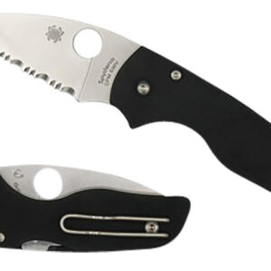 Spyderco C230GP Lil' Native  2.42" Folding Plain Satin CPM S30V SS Blade/Black Textured G10 Handle Includes Pocket Clip