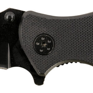 Uzi Accessories UZKFDR006 UZI Responder VI Black, Stainless-Steel Blade
