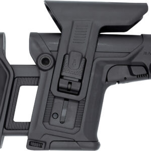 FAB Defense FXRAPSCB RAPS Rapid Adjustment Precision Stock-Collapsible Fits Mil-Spec/Commercial Buffer Tubes Integrated Cheek-Rest & Adjustable LOP Ambidextrous 1Latch System Black Polymer