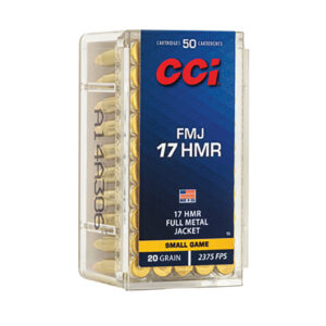 CCI 0055 Gamepoint Rimfire 17HMR 20gr Full Metal Jacket 50 Per Box/40 Case