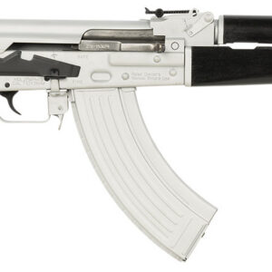 Zastava Arms Usa ZR7762CSB ZPAPM70 7.62x39mm 30+1 16.30" Black Chrome Lined Steel Barrel, Silver Receiver, Black Polymer Handguard, Fixed Dark Walnut Synthetic Stock