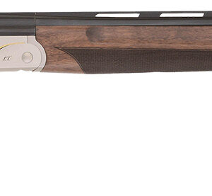 TriStar 33148 Trinity II LT Full Size 410 Gauge Break Open 3" 2rd 28" Black Over/Under Vent Rib Barrel, Engraved Silver Aluminum Receiver, Fixed Turkish Walnut Stock, Right Hand