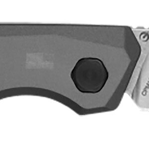 Kershaw 7551 Launch 18 Automatic 2.79" Folding Spear Point Plain Stonewashed CPM 154 SS Blade, Gray Anodized w/Black Oxide Hardware Aluminum Handle, Includes Pocket Clip