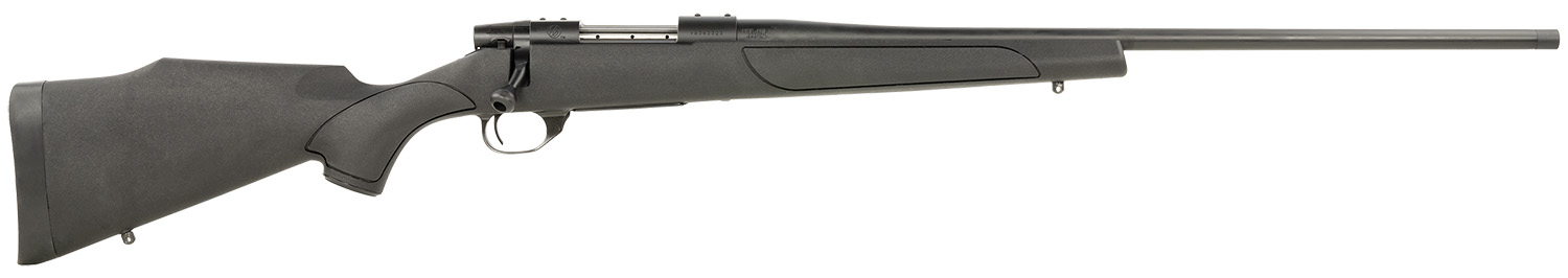Weatherby VTX223RR4T Vanguard Obsidian Full Size 223 Rem 5+1 24" Blued #2 Contour Threaded Barrel, Blued Drilled & Tapped Steel Receiver, Black Monte Carlo Synthetic Stock