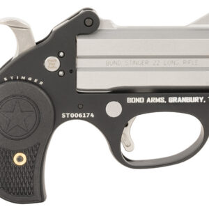Bond Arms BASL Stinger  22 LR 2 3" Matte Double Anodized Stainless Steel Barrel, Anodized Aluminum Frame, Black Rubber Grip