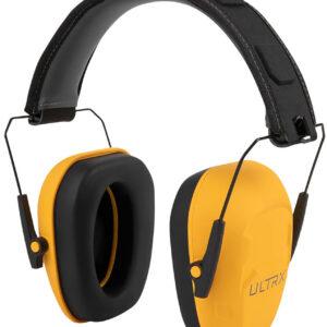 Ear protection headphones for shooting range safety.