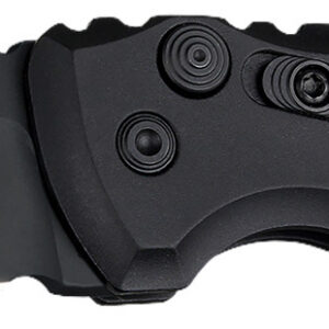 Hogue 24116 A01  2.75" Folding Drop Point Plain Black Cerakote 154CM SS Blade/Matte Black Aluminum Handle