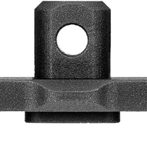 Gun mount bracket for secure firearm attachment.
