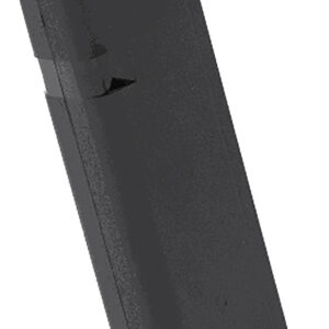 Magazine for semi-automatic pistol, black, high-capacity.