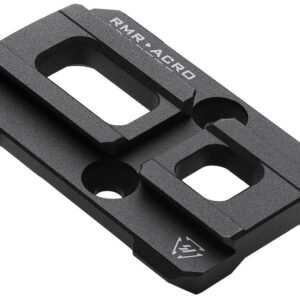 RMR ACRO sight mount for firearms, durable and precision-engineered.