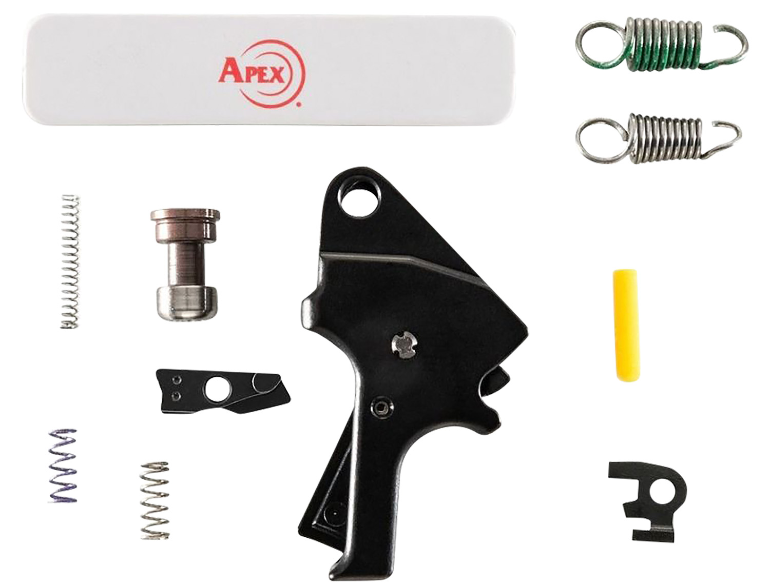 Apex Tactical 10027BLK Flat Face Forward Set Trigger Kit Black Compatible w/ M&P 2.0