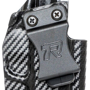 Rounded Gear SFAHELLCATPROCFRHVAR Kydex  IWB Black Kydex Fits Springfield Hellcat Pro Belt Clip Right Hand