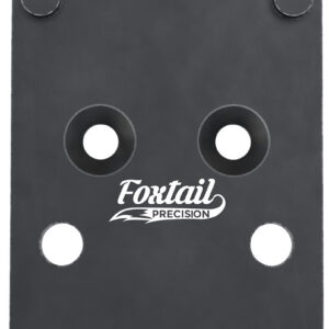 Foxtail Precision 100001 Red Dot Adapter Plate for Optics-Ready Pistol  Black Anodized CZ P10