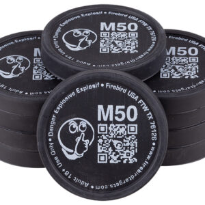 Firebird USA M50 Moderated  Moving Trajectory/Static Universal Firearm Low Noise 50mm/ 10 Pack