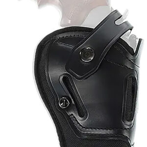 Galco SA845RB Switchback Strongside Crossdraw Belt Black Hybrid Leather-Synthetic Fits Arex Delta L Ambidextrous