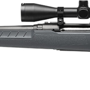Savage Arms 32211 Axis 2 XP Combo 400 Legend 4+1 22" Black Sporter Barrel, Black Drilled & Tapped Steel Receiver, Fixed Gray Synthetic Stock, Left Hand, Boresighted 3-9x40