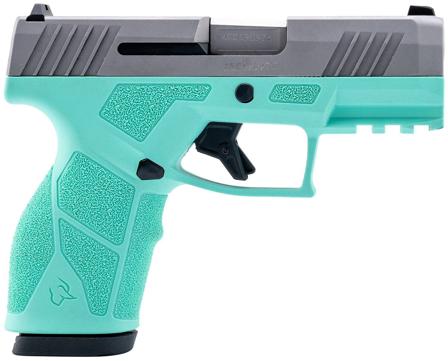 Taurus 1-GX2939C-10 GX2 9mm Luger 10+1 3.37" Matte Stainless Steel Barrel, Matte Serrated Stainless Steel Slide, Cyan Polymer Frame w/Picatinny Rail, Polymer Grip
