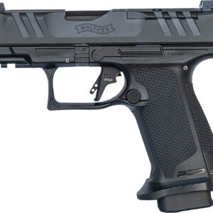 Walther Arms 4796064 PDP F-Series Pro 9mm Luger 10+1 3.50" Black Steel Barrel, Black Serrated/Optic Ready Steel Slide, Black Polymer Frame w/Picatinny Rail, Medium Backstrap Grip