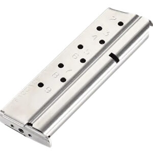 Wilson Combat 9209FS9  920 9rd 9mm Fits Wilson Combat 1911 Full Size Silver Stainless Steel