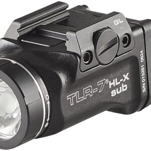 Streamlight 69503 TLR-7 HL-X SUB USB  Black 6000 Series Aluminum Glock 43x/48 1000 Lumens