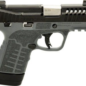 Savage Arms 67059 Stance XR 9mm 13+1 3.20" Natural Black Nitride Ported Stainless Steel Slide Gray Glass Filled Nylon Grip Ambidextrous