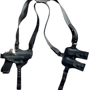 1791 Gunleather NSS2.4SBLHR Optic Ready Shoulder Horizontal Black Fits Sig P320 Right Hand