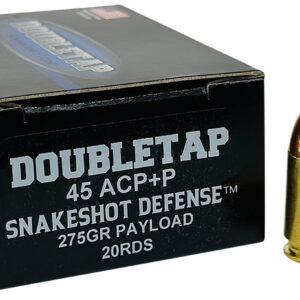 DoubleTap Ammunition 45ASS20 Snake Shot  45ACP 20 Per Box/50 Case