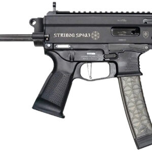 Grand Power 850003223124 Stribog SP9A3 9mm Luger 30+1 Black PDW Tailhook Brace