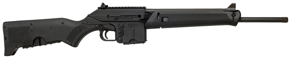 Kel-Tec SU16CABLK SU-16 *CA Compliant 5.56x45mm NATO Caliber with 16" Barrel, 10+1 Capacity, Black Metal Finish, Black Fixed Storage Compartment Stock Right Hand