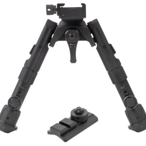 Tripod for firearms with adjustable legs and mounting platform.