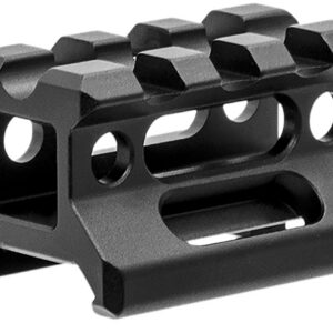 Leapers MTRSX7S Picatinny Riser  Matte Black Anodized Aluminum Picatinny Mount