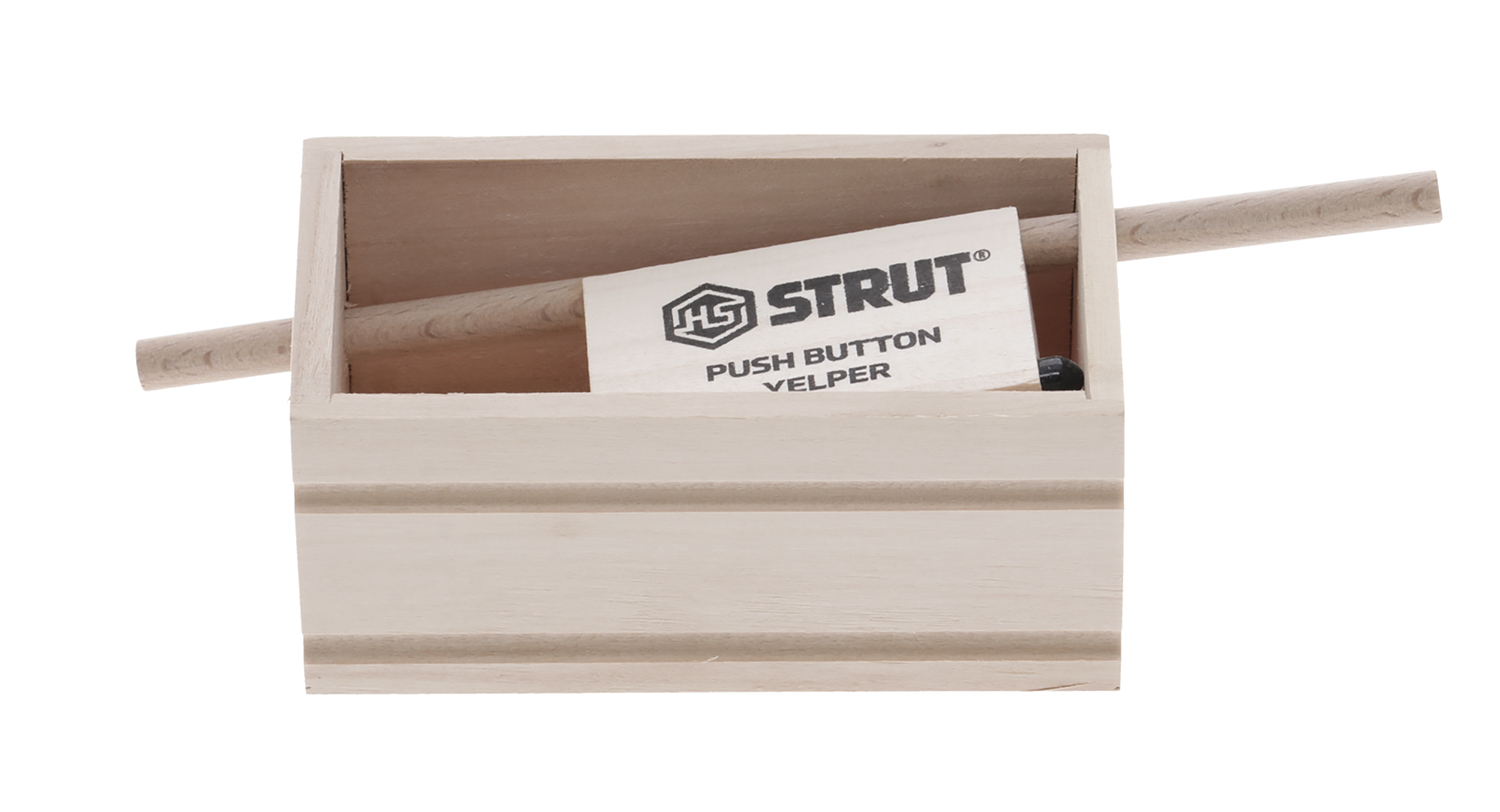 Hunters Specialties HSSTR07056 Push Button Yelper Walnut Wood
