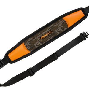 Muddy MUDTRLBSLMOBL   Black/Orange Neoprene Adjustable Rifle/Shotgun