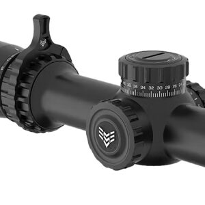 Swampfox Optics THK16241RB Tomahawk II  Black 1-6x24mm 30mm Tube BDC Red Reticle