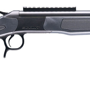 CVA CR4443 Scout  450 Bushmaster 1rd 22" Blued Threaded Barrel, Blued Picatinny Rail Receiver, Stealth Gray Fixed Synthetic Stock