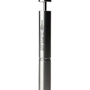 Gun cleaning or maintenance tool with a cylindrical design.