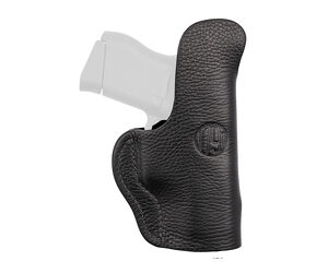 Holster for concealed carry with white firearm.