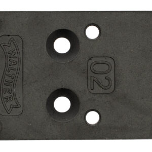 Walther Arms 5136209 Optic Plate  Black Steel Fits Walther PDP 2.0