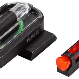 HiViz SFHFD21 FastDot  H3  Red/Fiber Optic Green Tritium Black Frame Fits Springfield Hellcat Pro