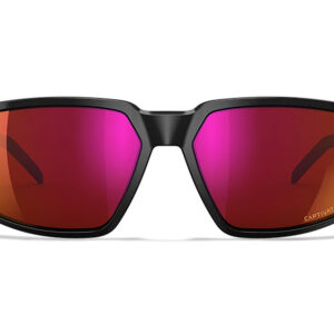Wiley X AC6SRA06 Sierra  M/L Red Mirror Lens Polycarbonate Gloss Black Frame