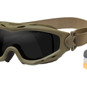 Wiley X SP293T Spear Goggles Smoke Gray/Clear/Light Rust Lens Tan Frame