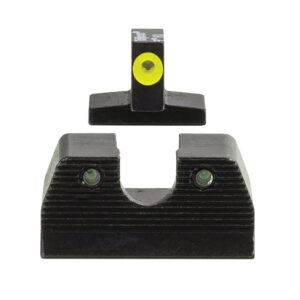 Trijicon 600890 HD XR Night Sight Set Green Tritium/Yellow Outline Front, Green Tritium Rear, Black Frame, Fits FN FNP/FNX